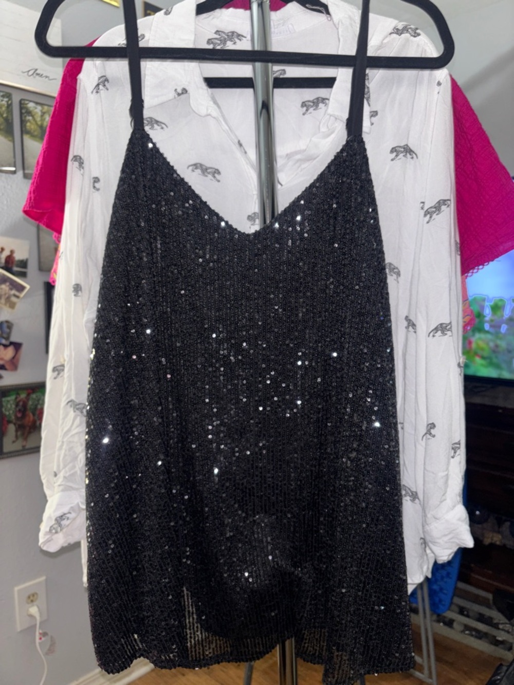 Torrid Sophie Sequin Swing Cami